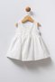 U.S. Polo Assn. Baby Girl White Dress with Straps, 100% Cotton / 100% Cotton - 2