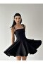 Women's Strap Detailed Lined Mini Dress