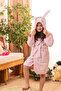Hooded Girls-Boys Children's Bathrobe Cotton-RABBIT - 6