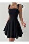 Women's Strap Detailed Lined Mini Dress - 6
