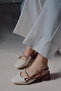 Gentle Pearl Short Block-Heel Women's Shoes - 6