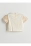 Lcw Kids Crew Neck Embroidered Girls' T-Shirt (S5) - 2
