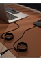 كابل USB إلى Lightning مضفر - معتمد من MFi - 2 متر - أسود - طويل ومتين - 6