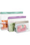 CDU 12PCS LEAK PROOF REUSABLE STORAGE BAGS, SET 3PCS - 2