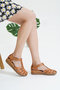 Mira Women's Leather Orthopedic Sandals Shoes Suitable for Heel Spurs and Bone Protrusions - 3