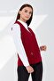 Women's Steel Knit Pocket Zippered Plain Knit Vest - 4