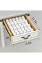 Clear Acrylic 4-Tier Spice Rack Tray, Drawer Organizer for Kitchen Cabinets, 1-Pack - 7