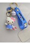 1 piece hello kitty silicone keychain colorful quality luxury bag accessory gift keychain - 3