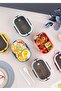 YAH Bento Lunch Box - Leak-Proof, BPA-Free, 2 Layers, Microwave & Dishwasher Safe, Includes Cutlery - 5