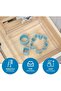 Clarity Kitchen Drawer Organizer for Silverware & Gadgets - Medium, 8" x 2", Clear - 2
