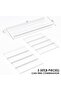 Clear Acrylic 4-Tier Expandable Spice Drawer Organizer for Kitchen Cabinet or Countertop - 4