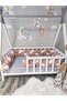 New Generation Plush Fabric 360 cm 3-Piece Knitted Protection Model (for 60X120 / 70X110 Crib) - 4
