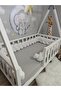 New Generation Plush Fabric 360 cm 3-Piece Knitted Protection Model (for 60X120 / 70X110 Crib) - 2