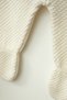 Honeycomb Knitted Cotton Newborn Jumpsuit - 4