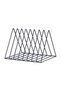 Pyramid Tabletop Decorative Wire Plaque Organizer and Bookshelf Organizer - 3