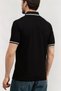 Men's Polo Neck T-Shirt Black - 3
