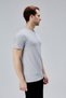 Safe 1St Quality 100% Combed Cotton Men's T-Shirt Classic Fit 0 Neck Short Sleeve T-Shirt - 3