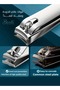 Precision nail clipper with a surface for smoothing edges - 3