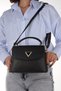 Jn-48 Women's Hand and Shoulder Bag Crossbody Bag Black - 2