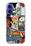 iPhone 16 Compatible Palestine Freedom Collage Transparent Silicone Case