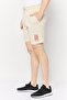 Men Graphic Print Basic Shorts, Beige - 3