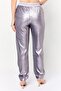 Women Regular Fit Straight Leg Squinted Jogger Pants, Purple - 2