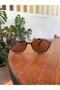 Victoria Cat Eye Leopard 49 Ekartman Sunglasses Women Men Light Weight Slanted Small Glasses - 2