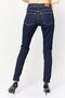 Women Skinny Fit Washed Stretchable Jeans, Navy - 4