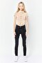 Women Skinny Fit Washed Stretchable Jeans, Black - 3
