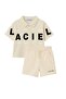 Laciel Paris Printed Collar Shorts Cotton Suit - 7