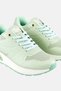 Women Lace Up Casual Shoes, Mint Green - 3