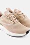 Women Lace Up Outdoor Shoes, Beige - 3