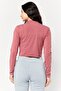 Women Sportswear Fit Long Sleeves Training Top, Rust Pink - 4