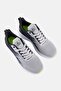 Men Brand Logo Lace Up Training Shoes, Grey - 4