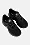 Women Lace Up Running Shoes, Black - 4