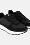 Men Brand Logo Lace Up Outdoor Shoes, Black - 3