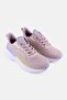 Women Lace Up Running Shoes, Light Mauve