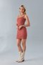 Women's Tile Rope Strap Mini Camisole Dress - 6