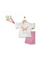 Atabay 196-04-25 Girl's Suit Shorts with Skirt with Flowers Butterfly Print 6/18 Months - 3