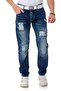 Cd838 Flashy Regular Men's Jean Trousers