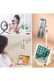 Desktop tablet and phone holder plastic apparatus white phone stand - 2