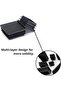 Vokenforu 40mm x 40mm Black Plastic Plugs, Black Square Tube Covers, Inner End Caps for Chairs Desks - 5