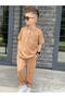 Summer Short-Sleeved Linen Fabric Shirt-Pants Bottom Top Set (One Size up Can Be Chosen) - 4