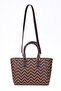 Khaki Black Women's Shoulder Bag - 5