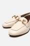 Women's Leather Bone Buckle Loafer - 6