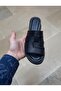 Women's Inside-Outside Genuine Leather Anatomical Sole Wedge Heeled Slippers - 3