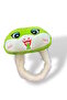 Green Color Teddy Bear Plush Bagel Buckle - 3