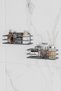 2Pcs Bathroom Shelves with Heart Design Adhesive and Hooks, Adhesive Heart Design Bathroom Organizer