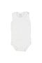 Ecru Strap Body - Bodysuit, Bottom Snap-Snap