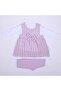 Baby Girl Lilac Plaid Seersucker 3 Piece Set